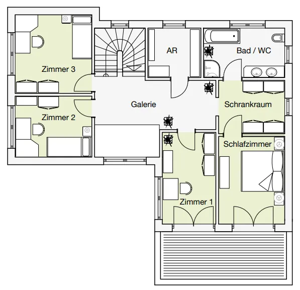 Liberty Plan Obergeschoss